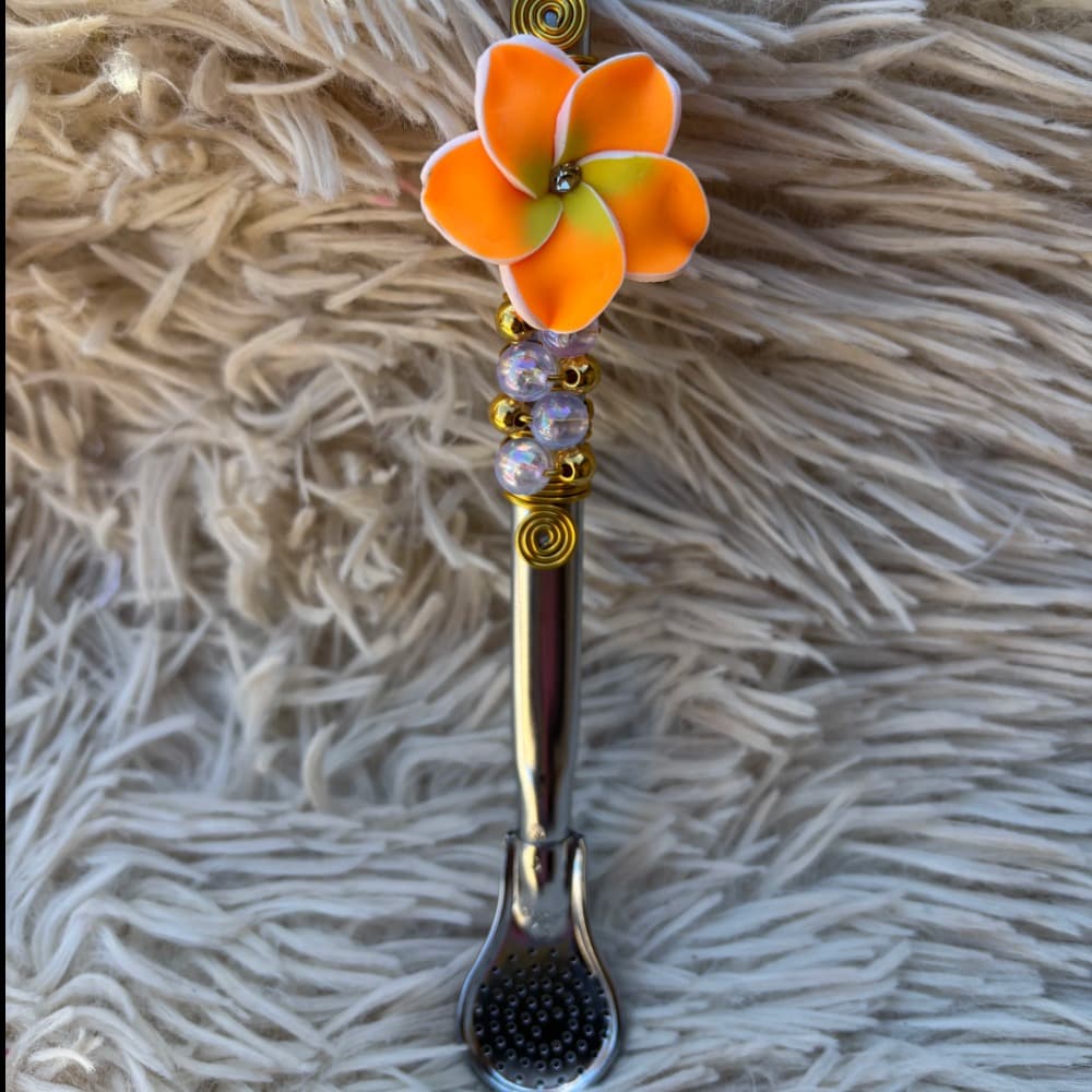 Bombillas Flor Tropical — imagen 1 de 4